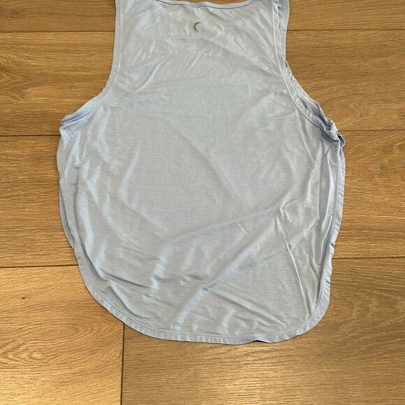 ZYIA ACTIVE Light Blue Cornflower Swivel Open Sides Active Soft Tank Top Size XS - Picture 7 of 11